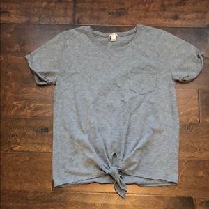 J. Crew Factory Tie Tee